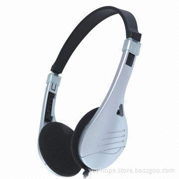 Wired Headphones with Soft Earpads and 3.5mm Stereo Plug